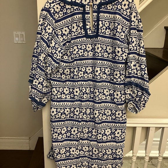 Tuckernuck Blue and White Mod Dress - Picture 3 of 9